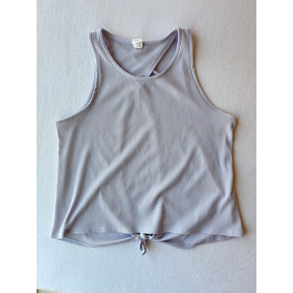 Yogalicious Racerback Tanktop Women’s Size Small Lavender Ribbed Athleisure